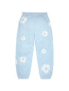 Cotton Wreath Sweatpants Powder Blue