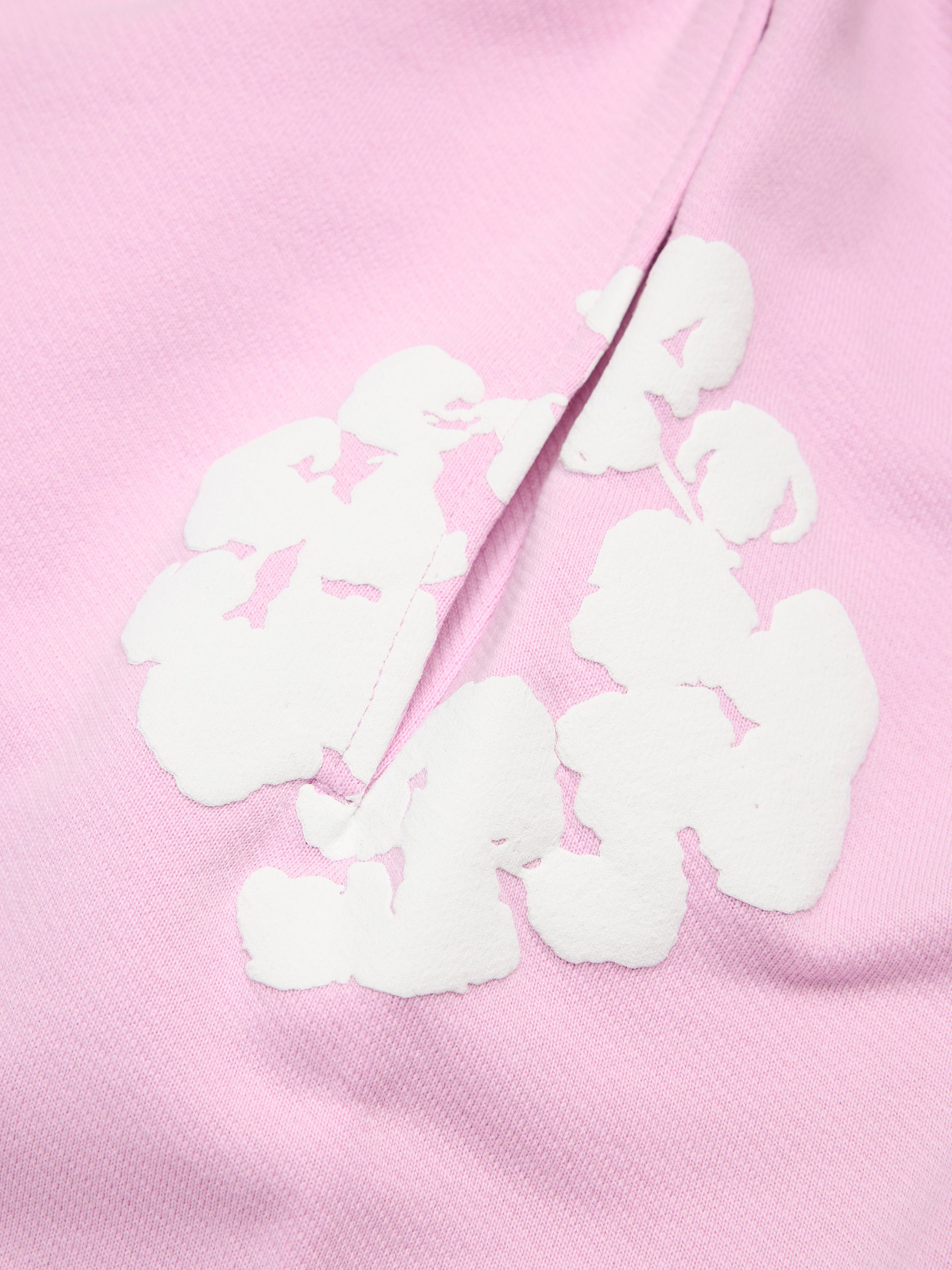 Cotton Wreath Sweatpants Powder Pink – view 3