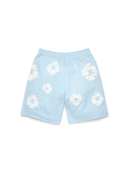Cotton Wreath Sweatshorts Powder Blue – view 2