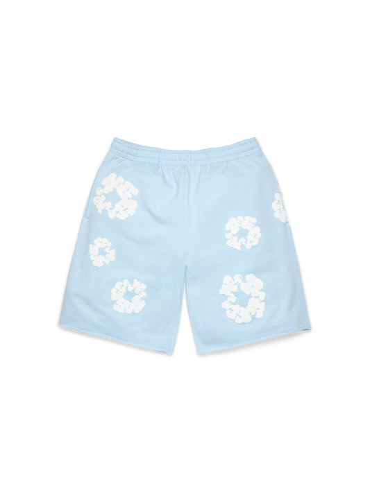Cotton Wreath Sweatshorts Powder Blue