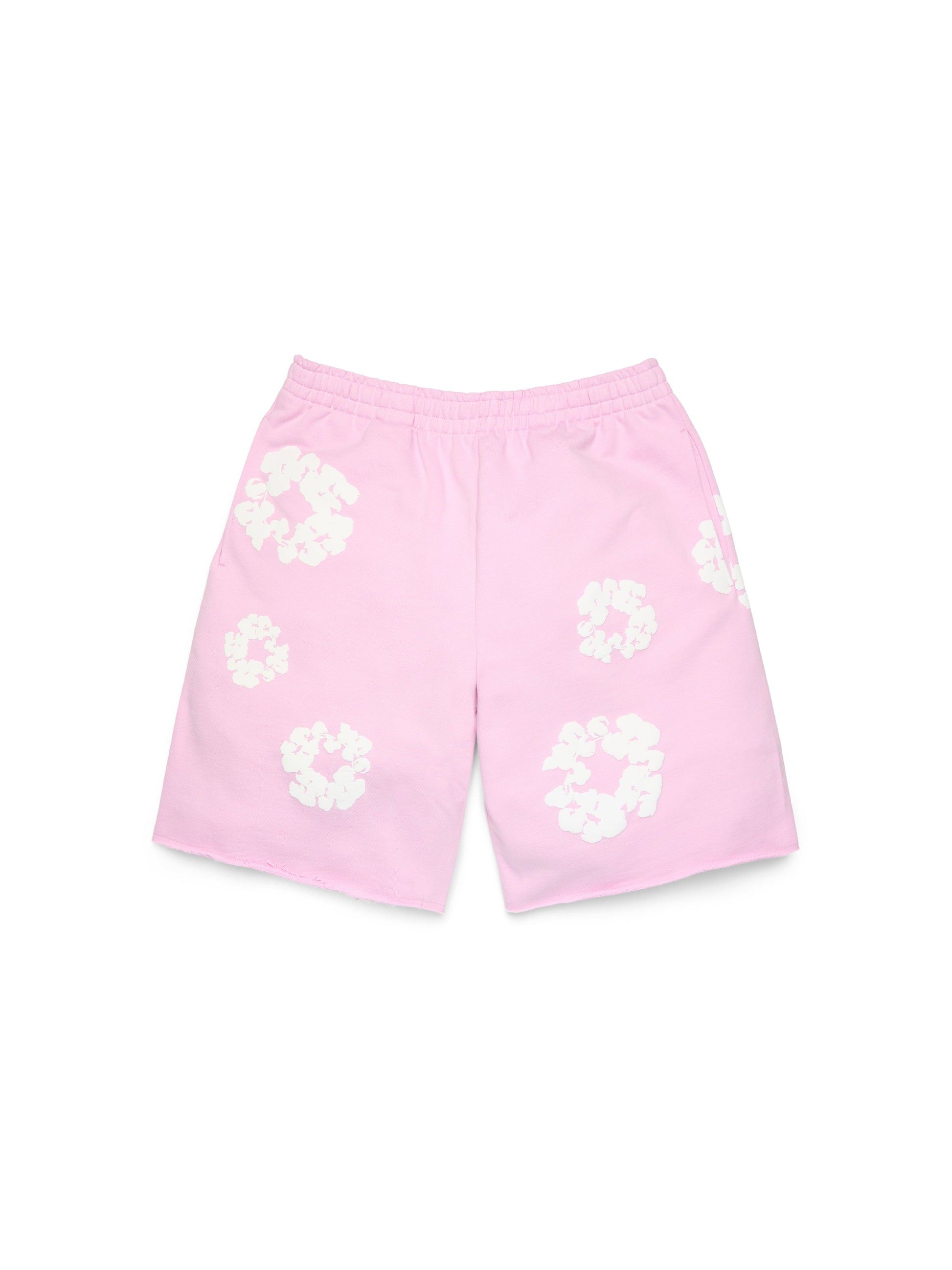 Cotton Wreath Sweatshorts Powder Pink