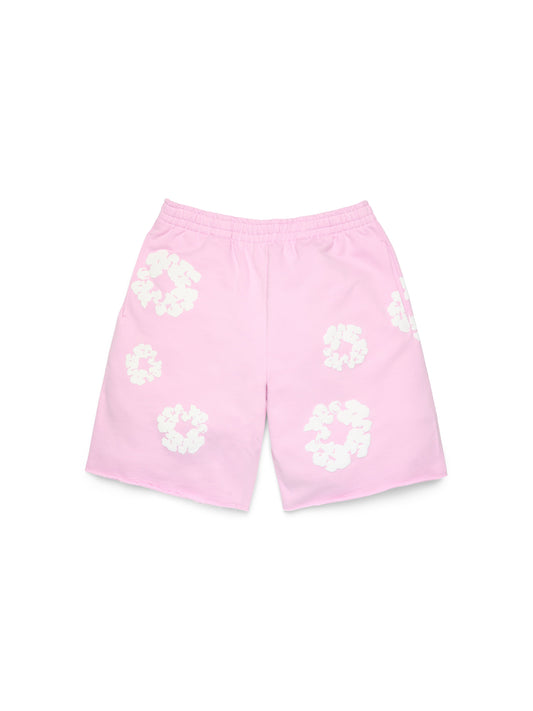 Cotton Wreath Sweatshorts Powder Pink