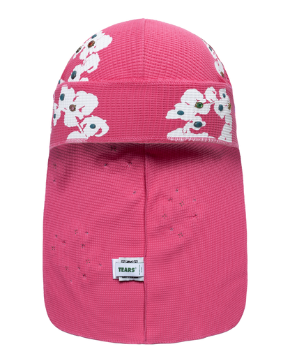 Rhinestone Cotton Wreath Durag Pink – view 2