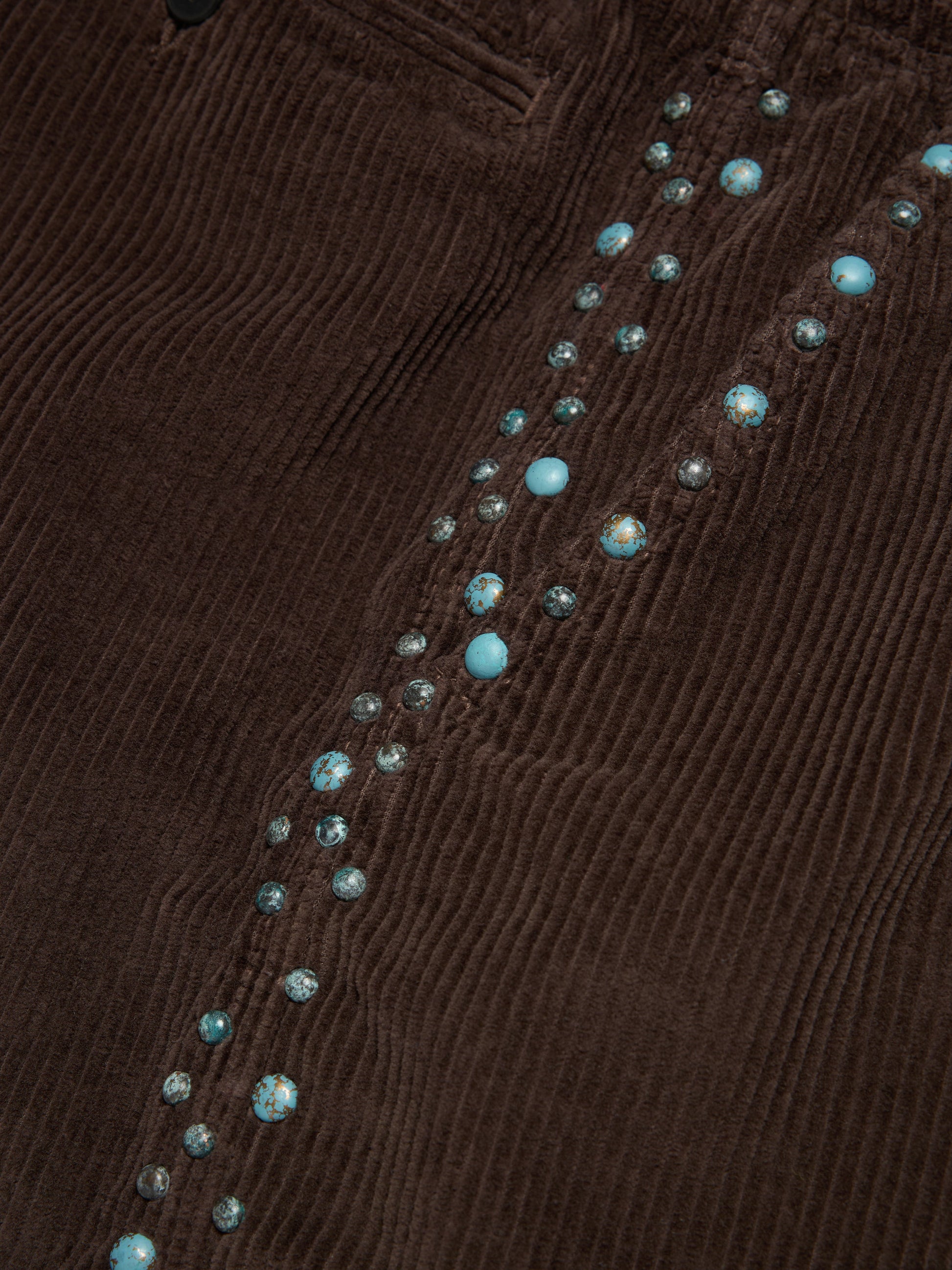 Oxidized Studs Corduroy Shorts – view 3
