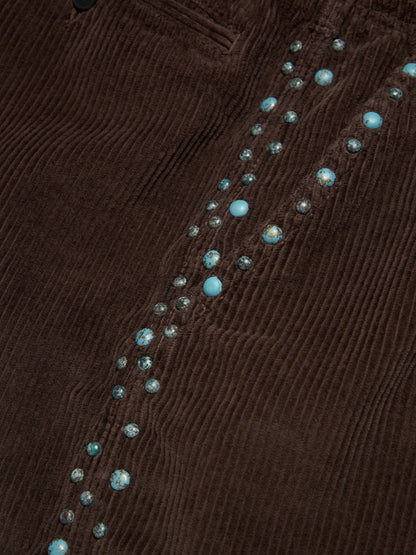 Oxidized Studs Corduroy Shorts – view 3