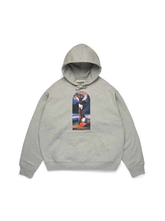 Seasonal Biblical Hoodie Grey