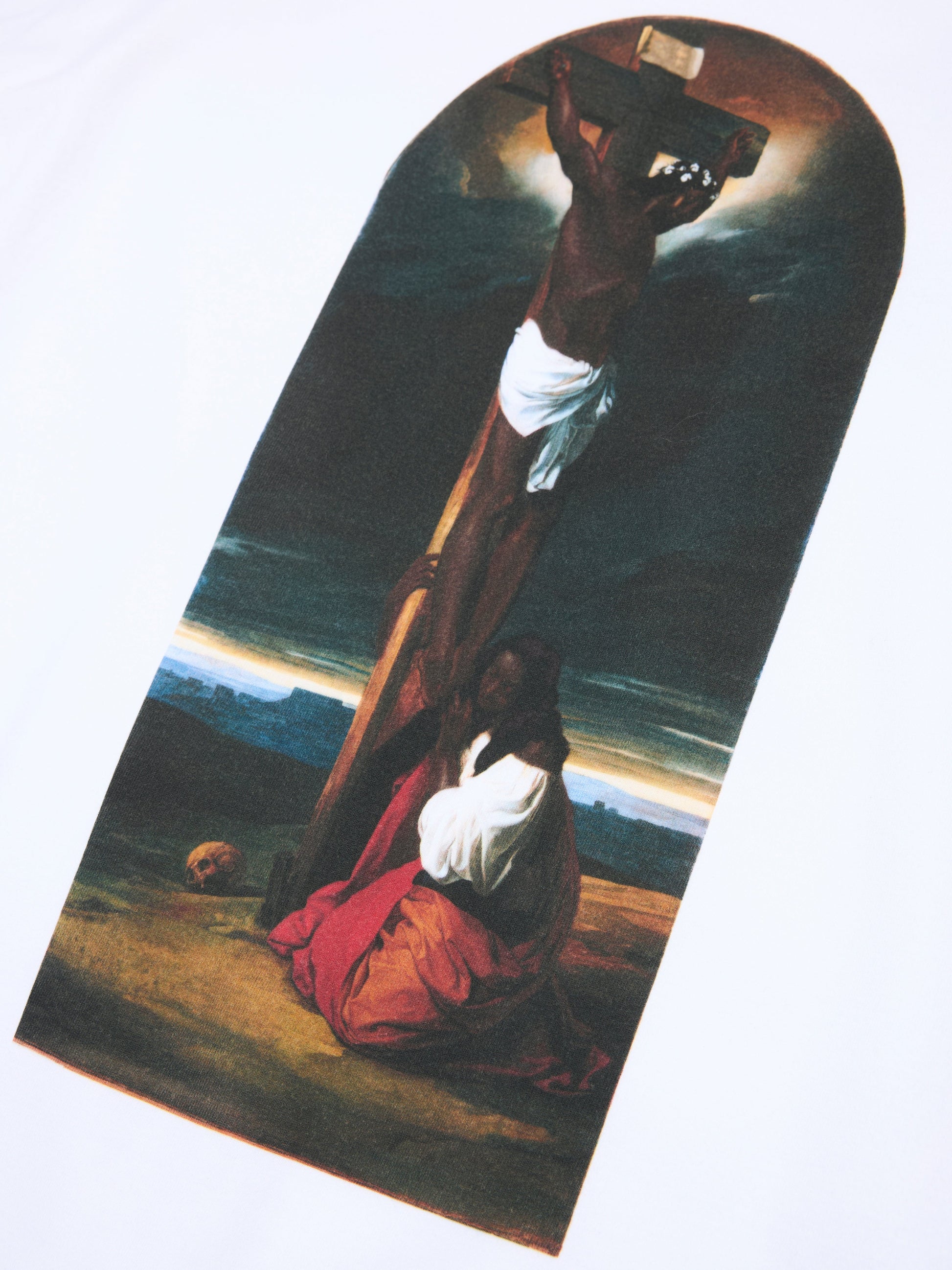 St. Mary Magdalene at the Foot of the Cross Tee White – view 3
