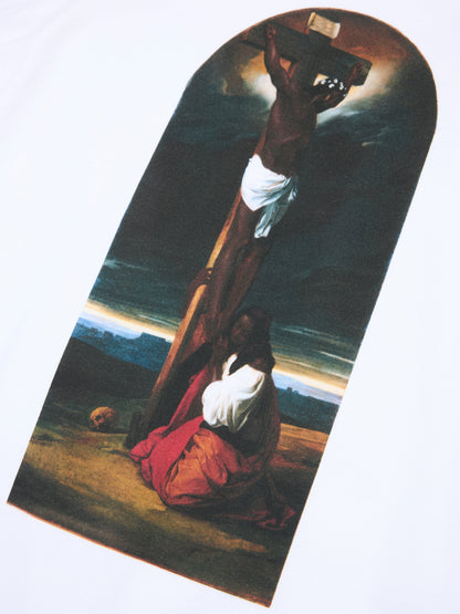 St. Mary Magdalene at the Foot of the Cross Tee White – view 3