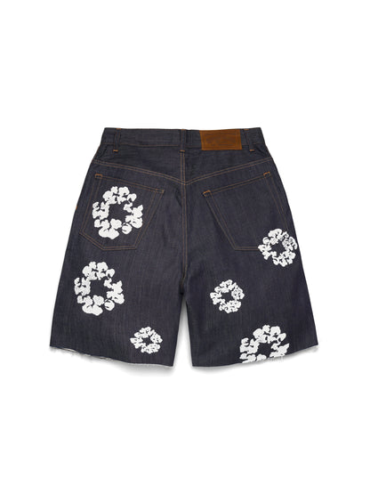 Selvedge Cotton Wreath Denim Short – view 2