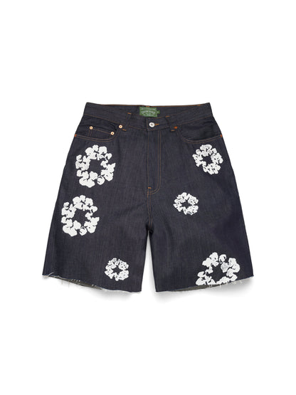 Selvedge Cotton Wreath Denim Short