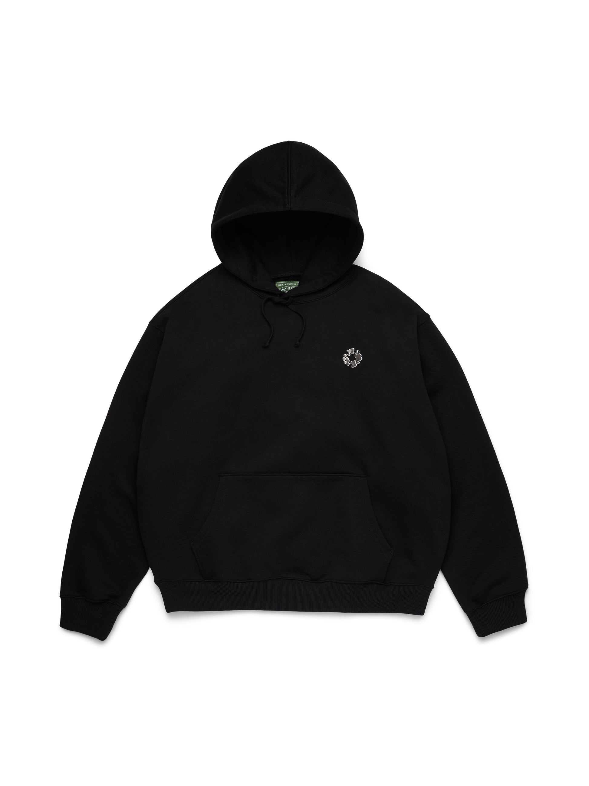 Gel Wreath Hoodie Black