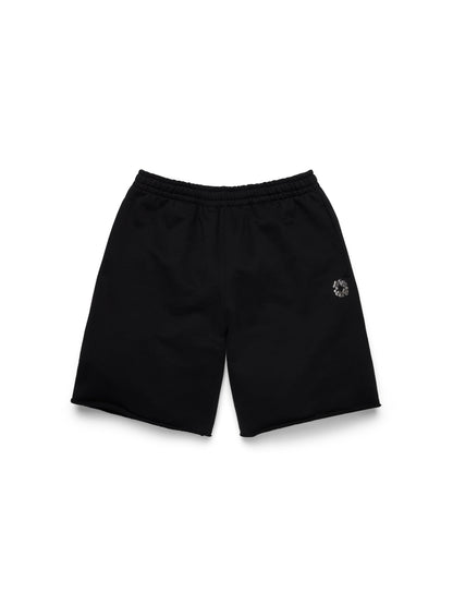Gel Wreath Sweatshort Black