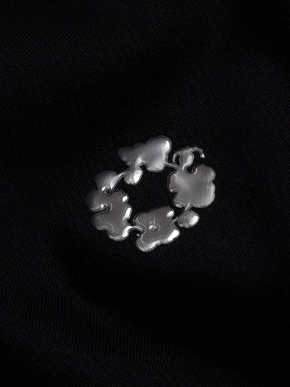 Gel Wreath Sweatshort Black – view 3