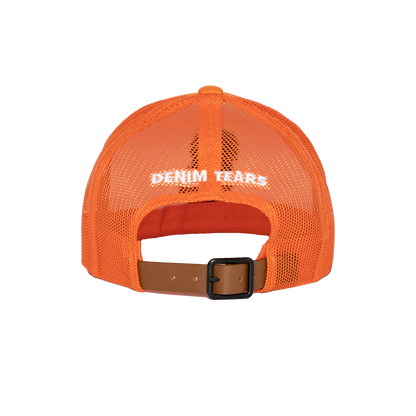 Black Madonna Orange Trucker Hat – view 2
